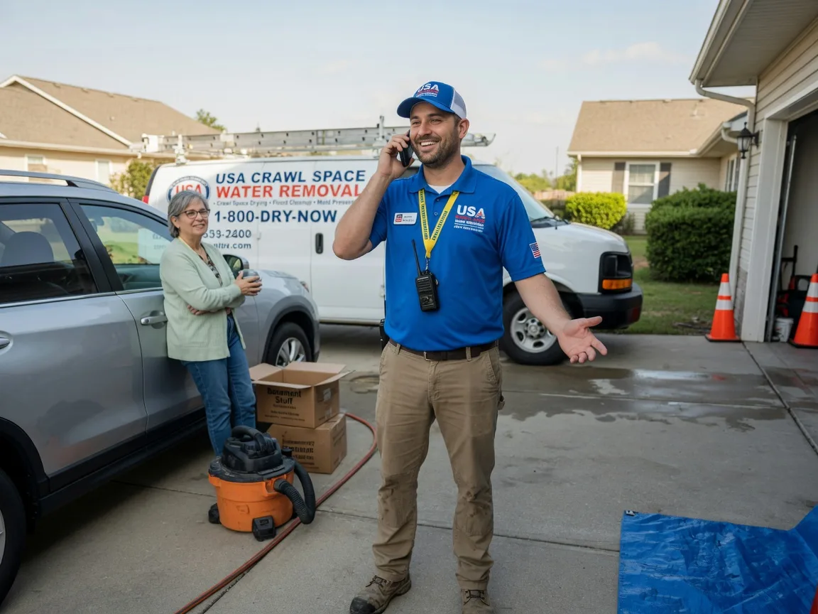 Crawl Space Water Removal Lake Village, AR FAQs
